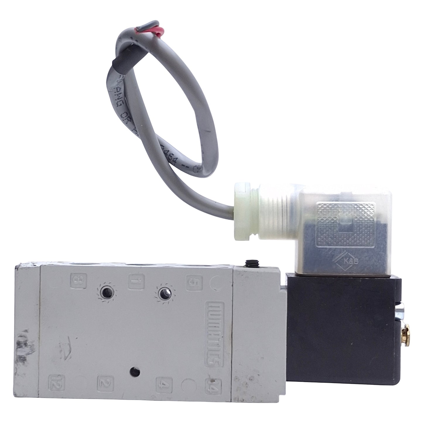 Used Numatics L11BA4520 2-Position 4-Way Solenoid Valve 1/8"NPT 14.5-145PSIG 120VAC