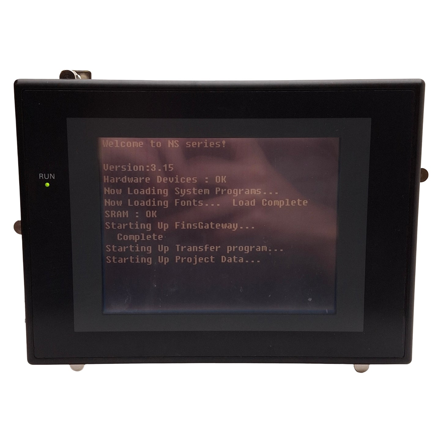 Used Omron NS5-MQ10B-V2 Interactive Display HMI, 5.7" STN Monochrome, 24VDC 15W