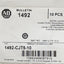 Used Lot of 10 Allen Bradley 1492-CJT5-10 Terminal Block Screw Center Jumper 10-Pole