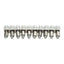 Used Lot of 10 Allen Bradley 1492-CJT5-10 Terminal Block Screw Center Jumper 10-Pole