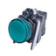 Used Telemcanique XB4BVB3 Pushbutton Pilot Light, Green LED, 24V, 22mm