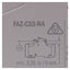 Used Eaton FAZ-C2/2-NA Circuit Breaker 2-Pole, 2A, 277/480VAC, DIN Rail Mount