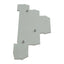 New Lot of 34 Allen Bradley 1492-EBTF3 Terminal Block End Barrier, Gray