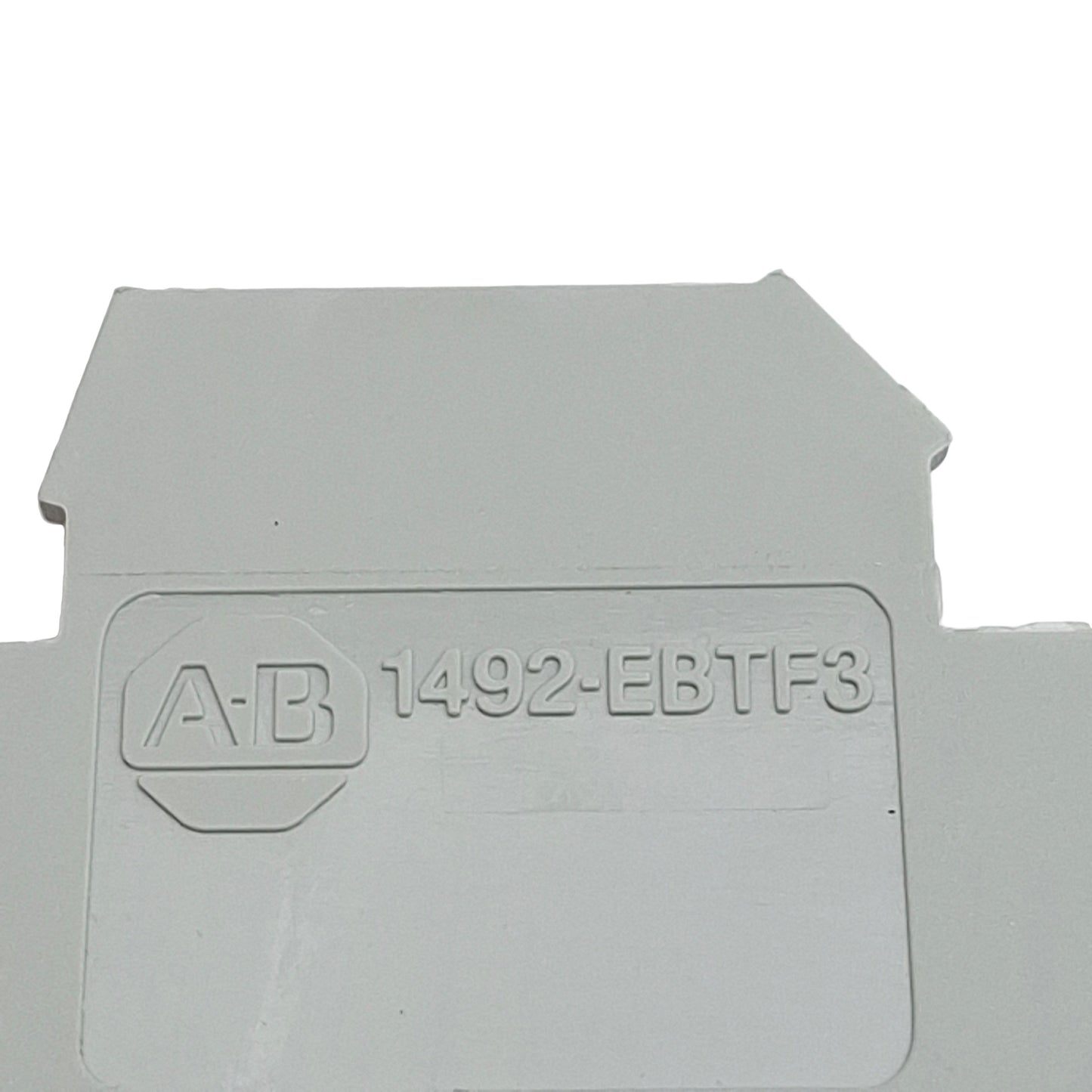 New Lot of 34 Allen Bradley 1492-EBTF3 Terminal Block End Barrier, Gray
