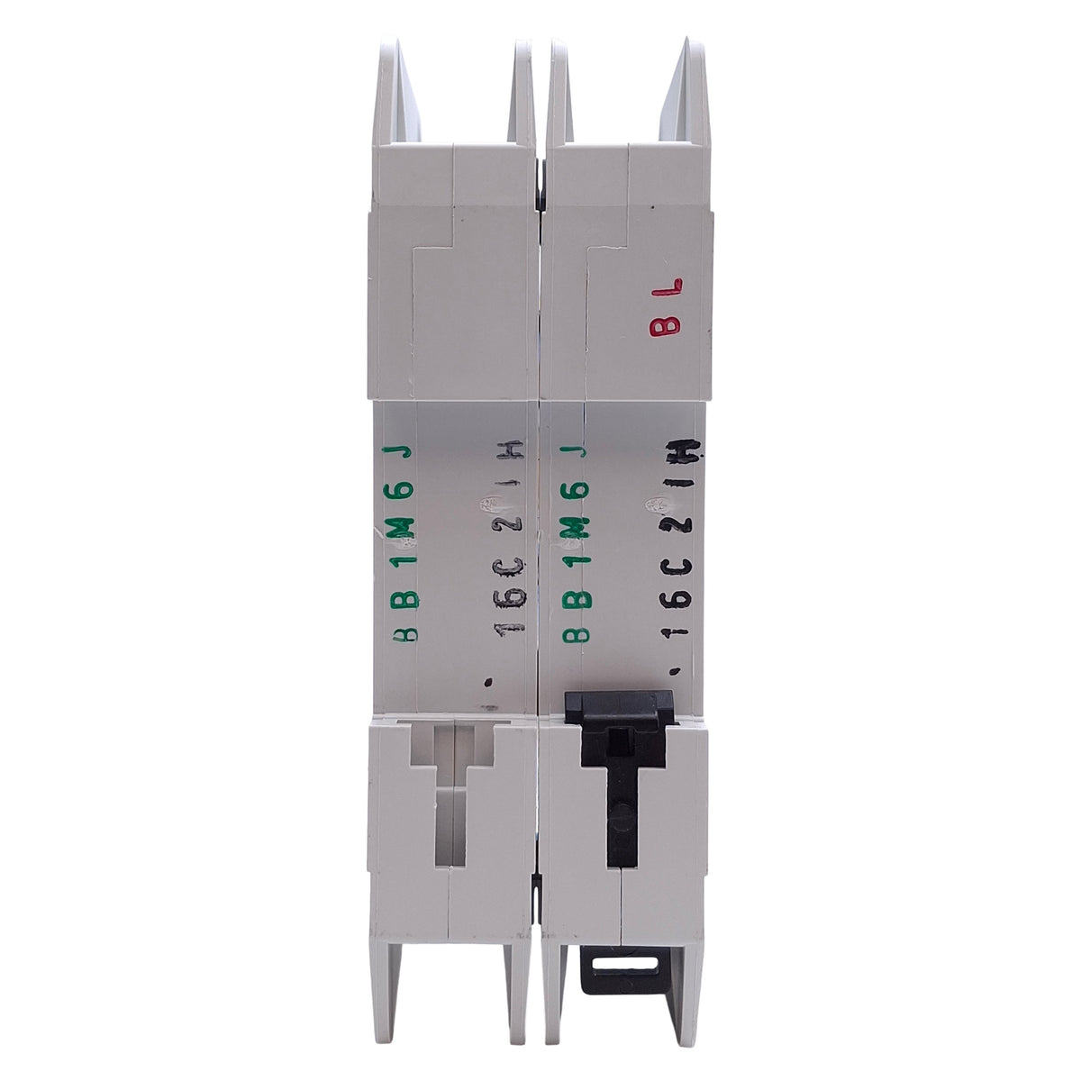 Used Eaton FAZ-C16/2-NA Circuit Breaker 2-Pole, 16A, 277VAC, DIN Rail Mount