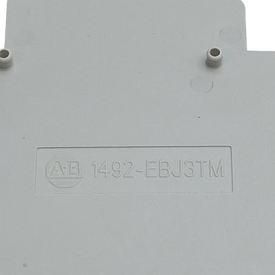 New Lot of 30 Allen Bradley 1492-EBJ3TM Terminal Block End Barrier, Gray