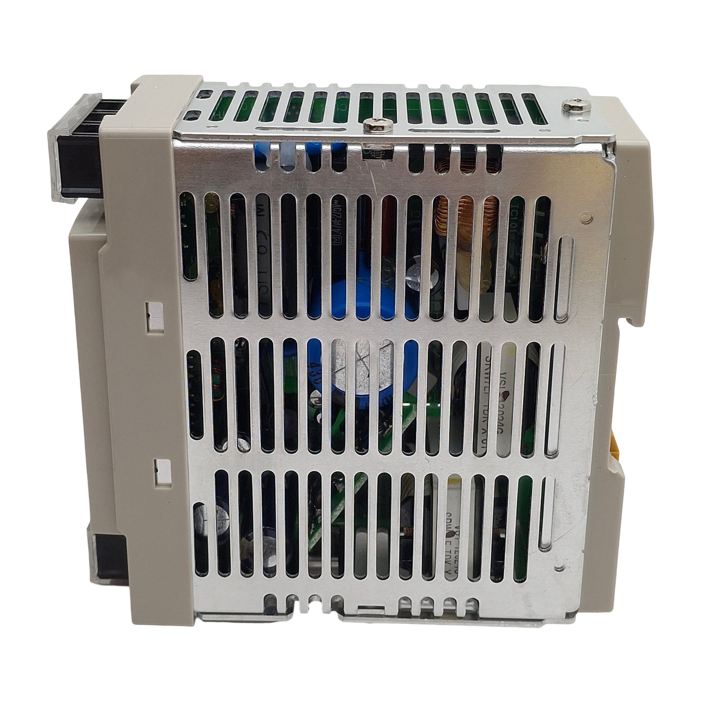 Used Omron S8VS-12024 Power Supply, 100-240VAC In, 5A 24VDC Out, DIN Rail