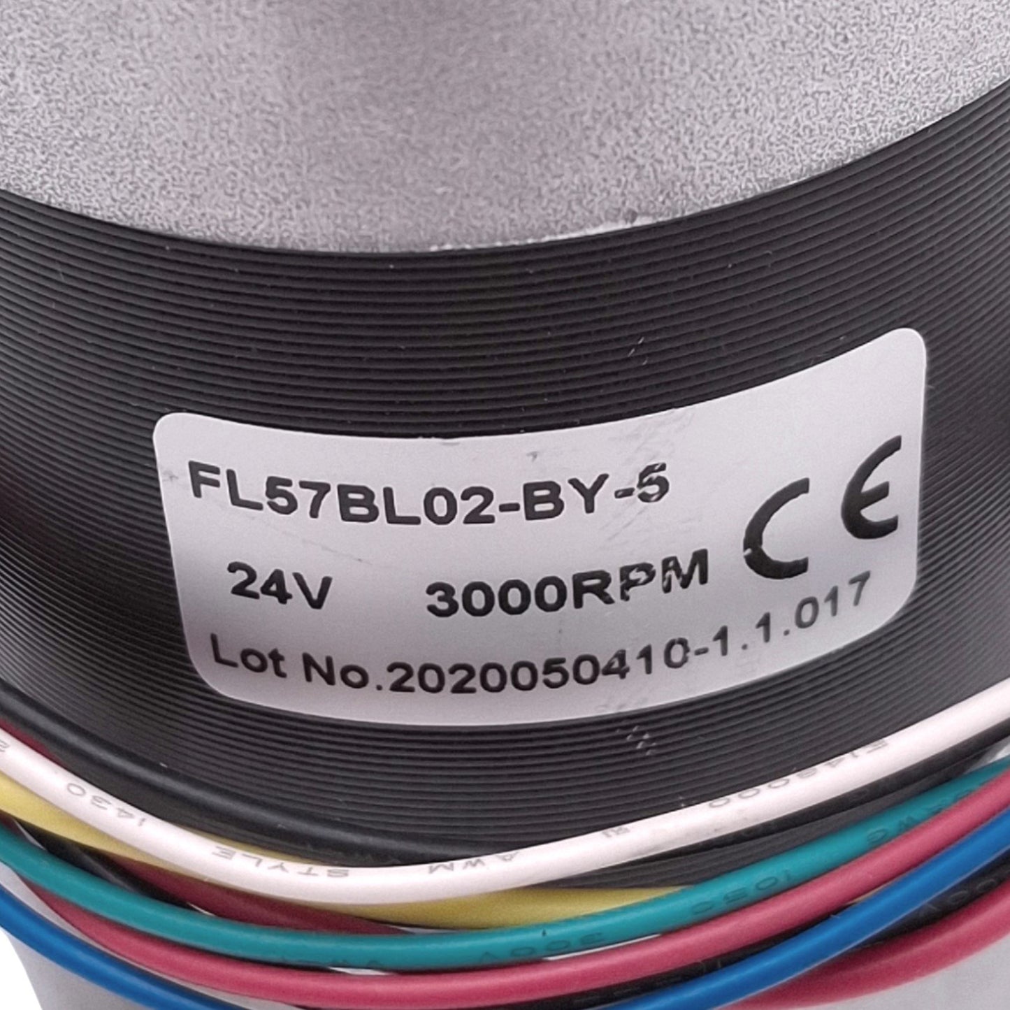 Used Fulling Motor FL57BL02-BY-5 Brushless DC Motor, ø6mm Shaft, 3000rpm Max, 24VDC