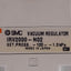 Used SMC IRV2000-N02 Vacuum Regulator -100 To -1.3kPa Set Pressure, 1/4" NPT Ports