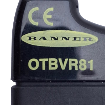 Used Banner OTBVR81 Optical Momentary Touch Button, 20-30VAC/DC, SPDT, No Guard