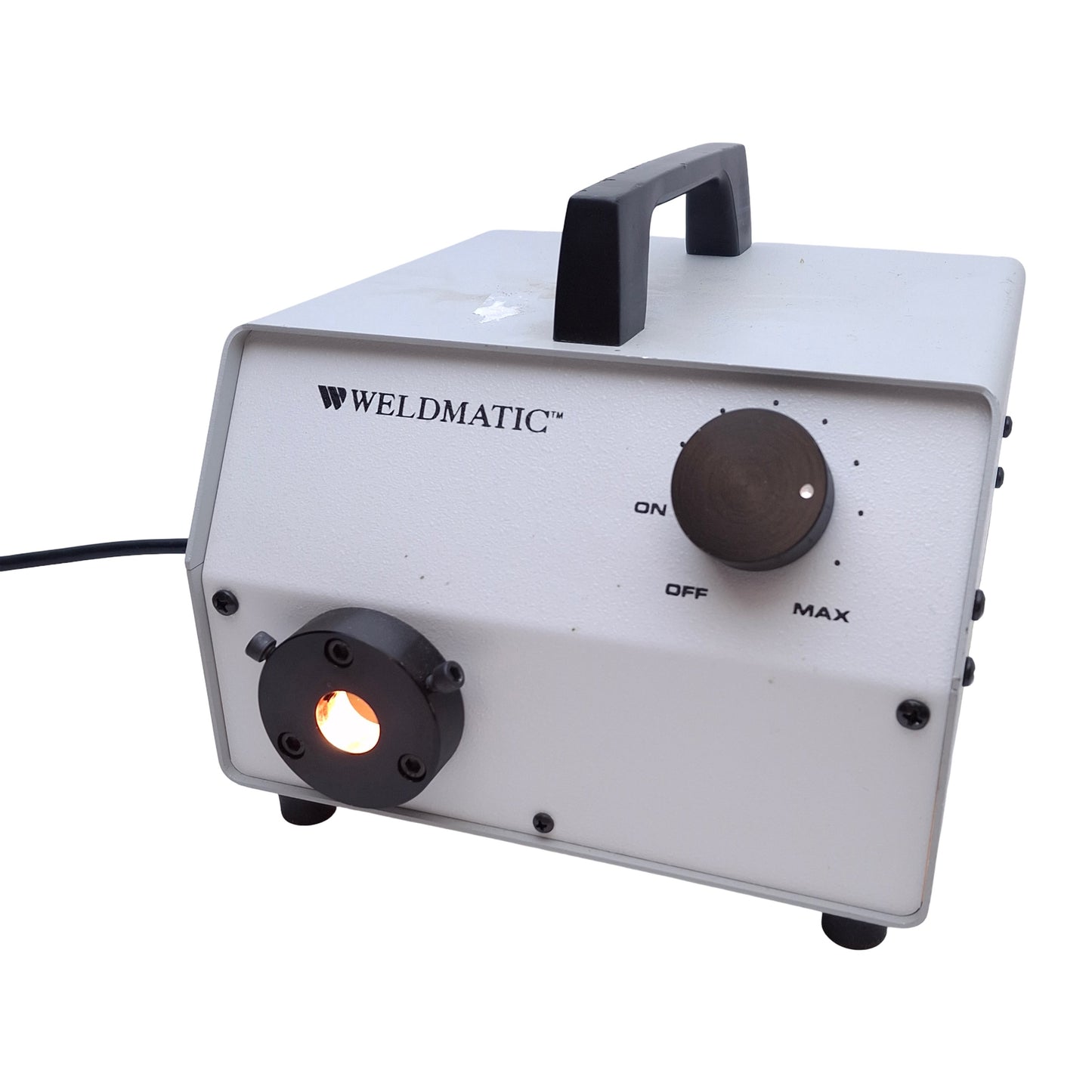 Used Miyachi Unitek 10-276-01 Weldmatic Fiber Optic Light Source, 115VAC, ø16mm