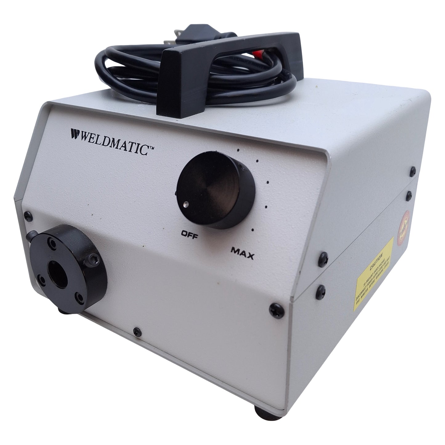 Used Miyachi Unitek 10-276-01 Weldmatic Fiber Optic Light Source, 115VAC, ø16mm