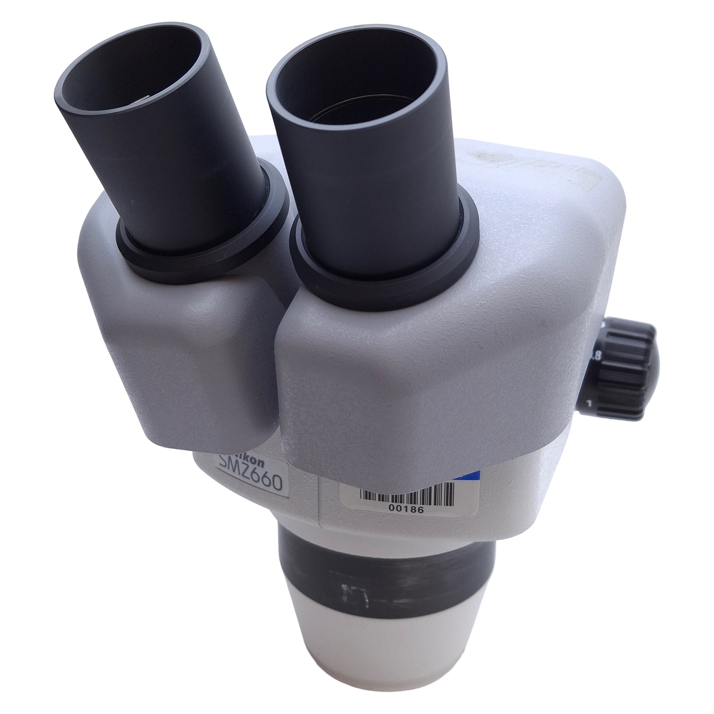 Used Nikon SMZ660 Stereo Zoom Microscope Head 0.8x-5x Mag, ø28mm Eyepiece ID