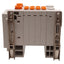 Used SMC SS5Y3-10F1-04D-N3D Manifold Base, 4-Station, ø5/32 One-Touch, DB25, DIN Rail