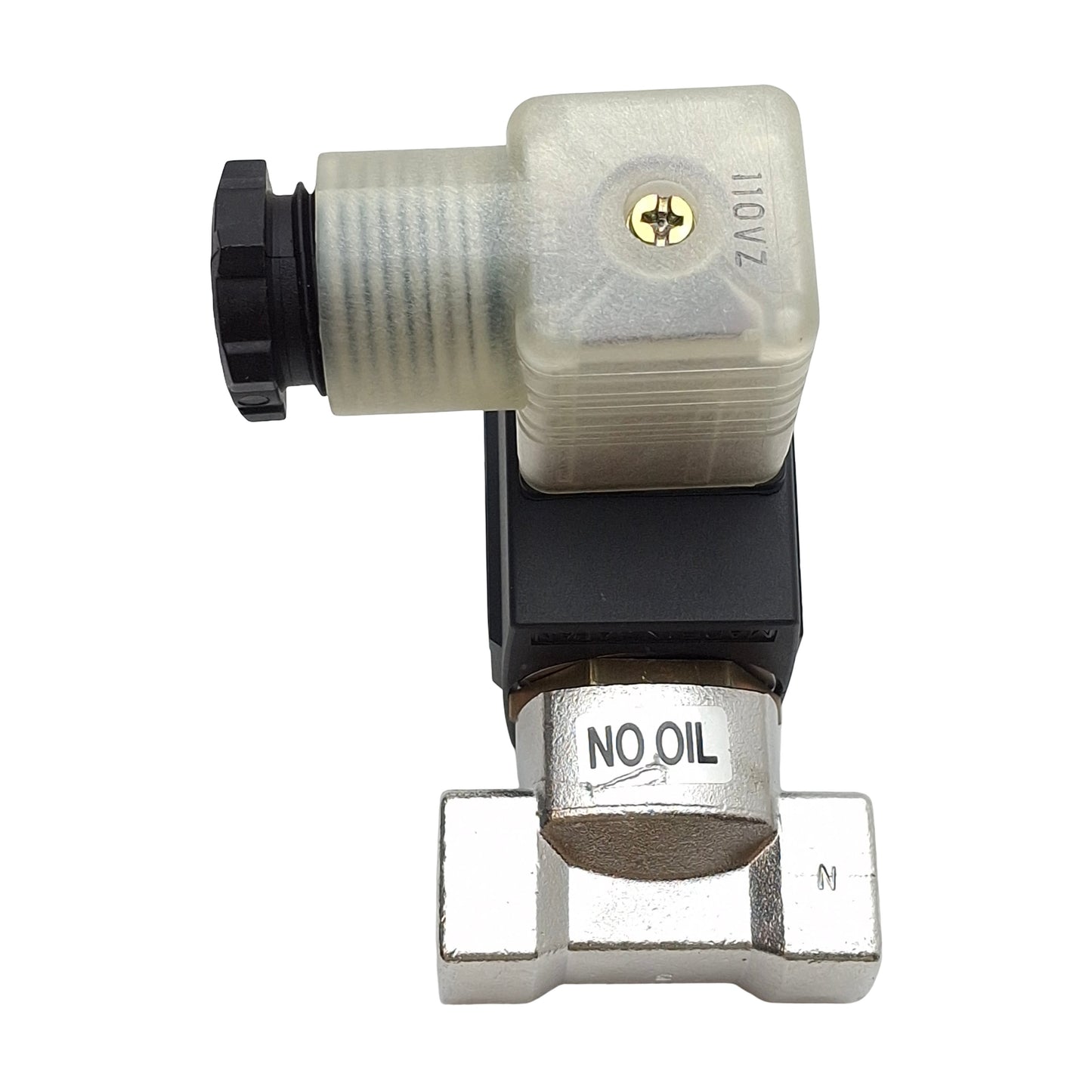 Used SMC VX2230L-02 Solenoid Valve, 2-Way, 1/4in NPT, 0.75MPa/0.6MPa, 110/120VAC Coil