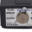 Used SMC VX2230L-02 Solenoid Valve, 2-Way, 1/4in NPT, 0.75MPa/0.6MPa, 110/120VAC Coil