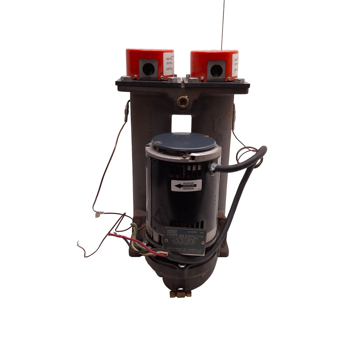 Used Conair Group CS12 Motor Pump/Heater, TW Series Thermolater, 3/4HP, 460V 3-Phase