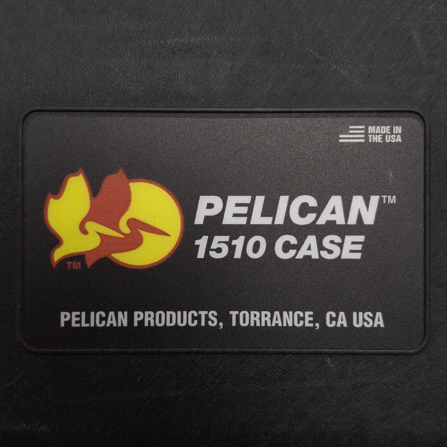 Used Pelican 1510 Protector Rolling Carry-On Case, 19.75x11 x7.6in Interior *No Foam*