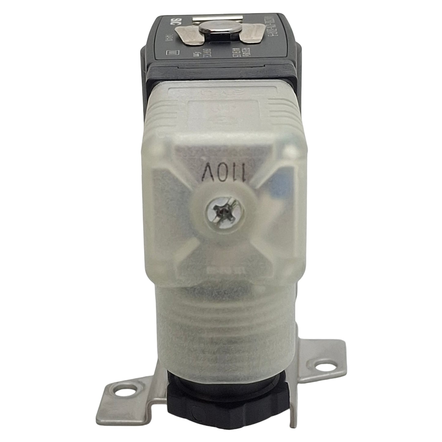 Used SMC VX2230L-02N-3DLR1-B Solenoid Valve, 2-Way 1/4in NPT, 0.35MPa 110/120VAC Coil