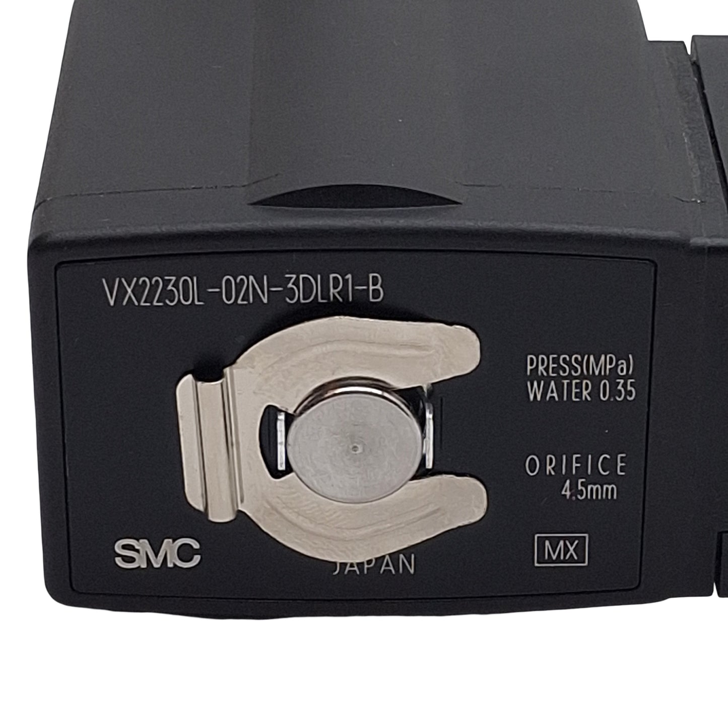 Used SMC VX2230L-02N-3DLR1-B Solenoid Valve, 2-Way 1/4in NPT, 0.35MPa 110/120VAC Coil