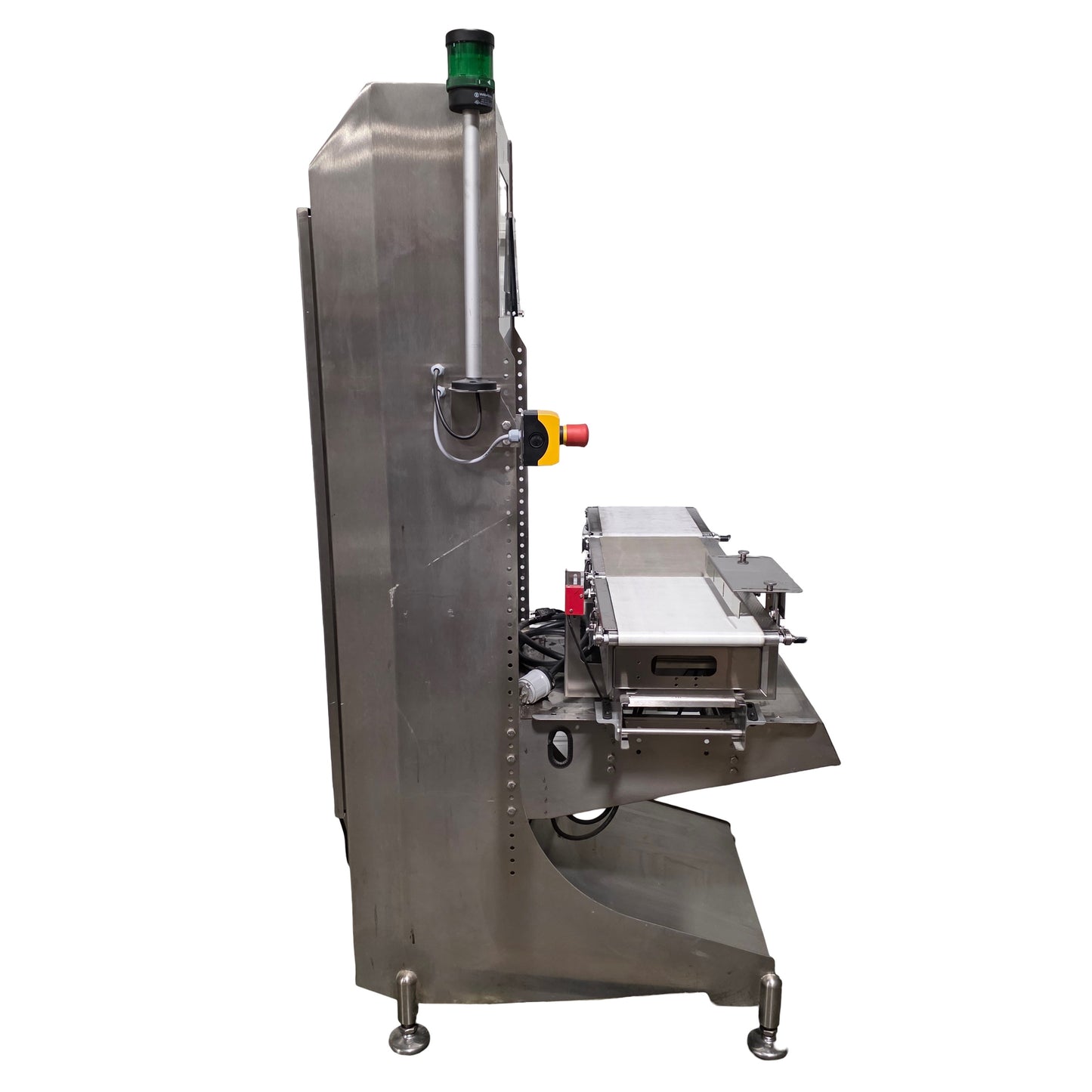 Used BIZERBA CWE 1500 Automatic Checkweigher 10-1500 Grams, 120/220VAC 5/3A 1-Ph