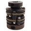 Used Zero Max 6P30C Double Flex Steel Composite Disc Coupling, ø3/4in & ø1in Bores