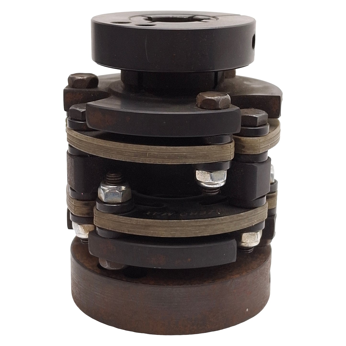 Used Zero Max 6P30C Double Flex Steel Composite Disc Coupling, ø3/4in & ø1in Bores
