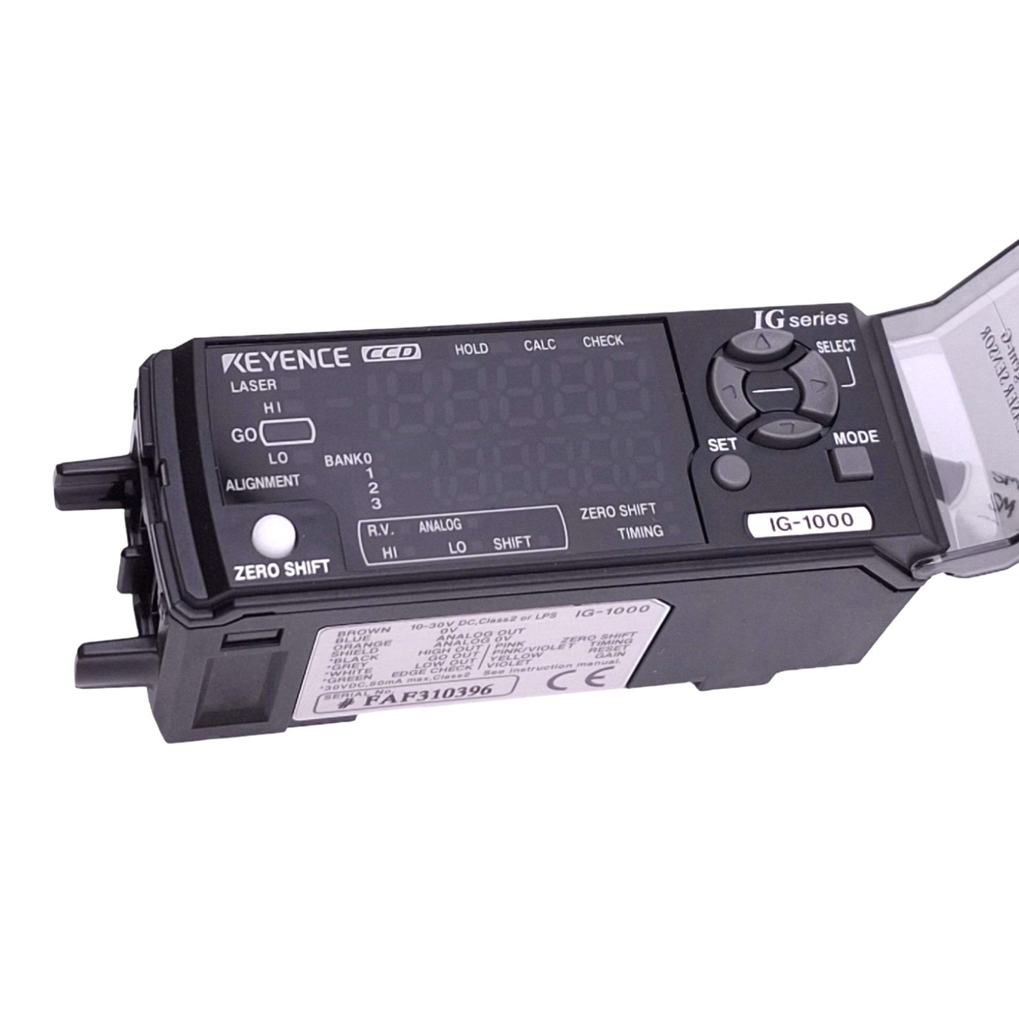 Used Keyence IG-1000 Laser Micrometer Amplifier Unit, 10-30VDC Input, 4-20mA Out