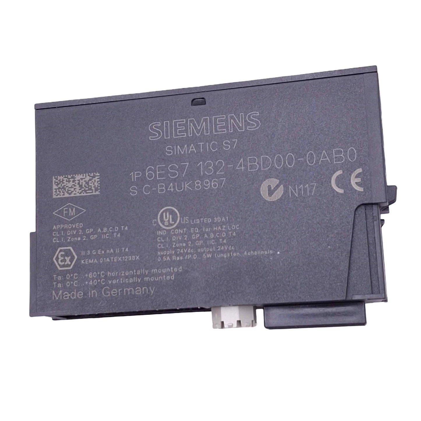 Used Siemens 6ES7 132-4BD00-0AB0 SIMATIC ET 200S Digital Output Module, 4-Channel