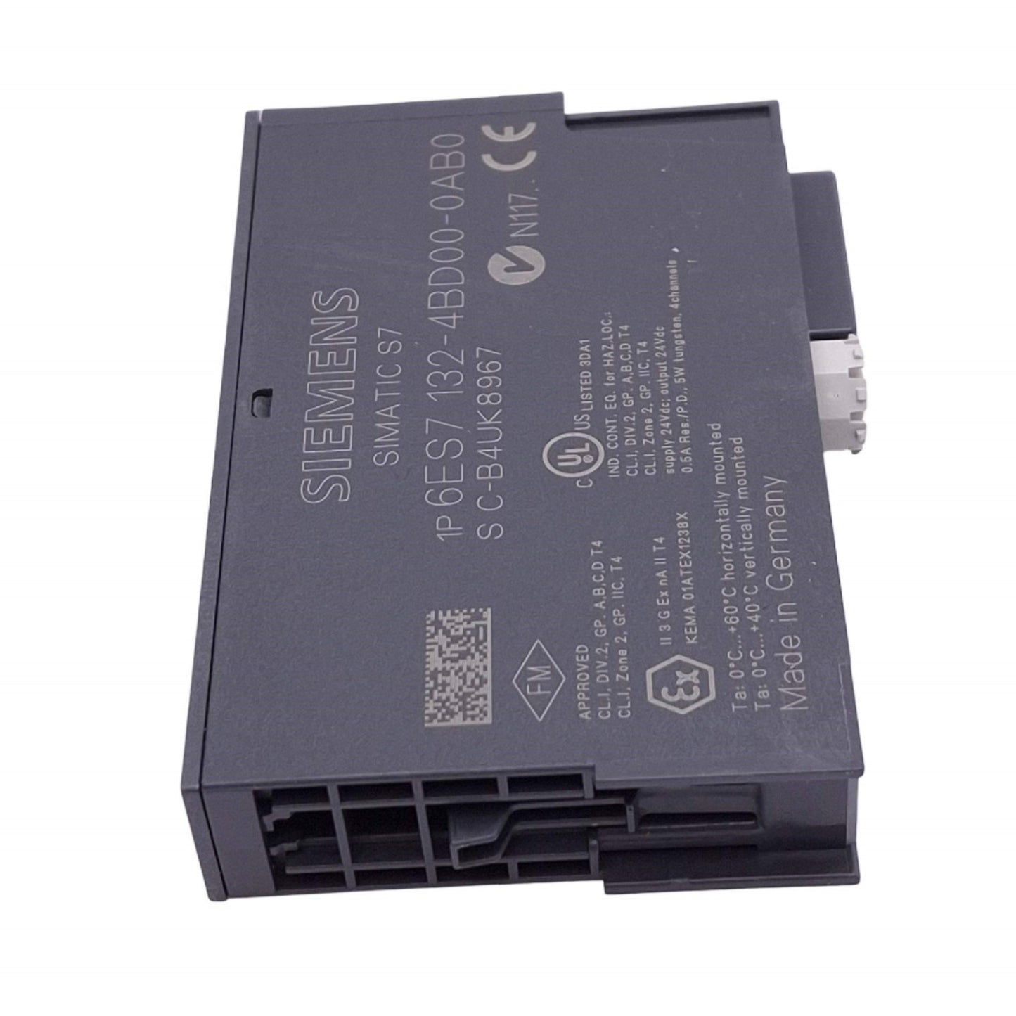 Used Siemens 6ES7 132-4BD00-0AB0 SIMATIC ET 200S Digital Output Module, 4-Channel