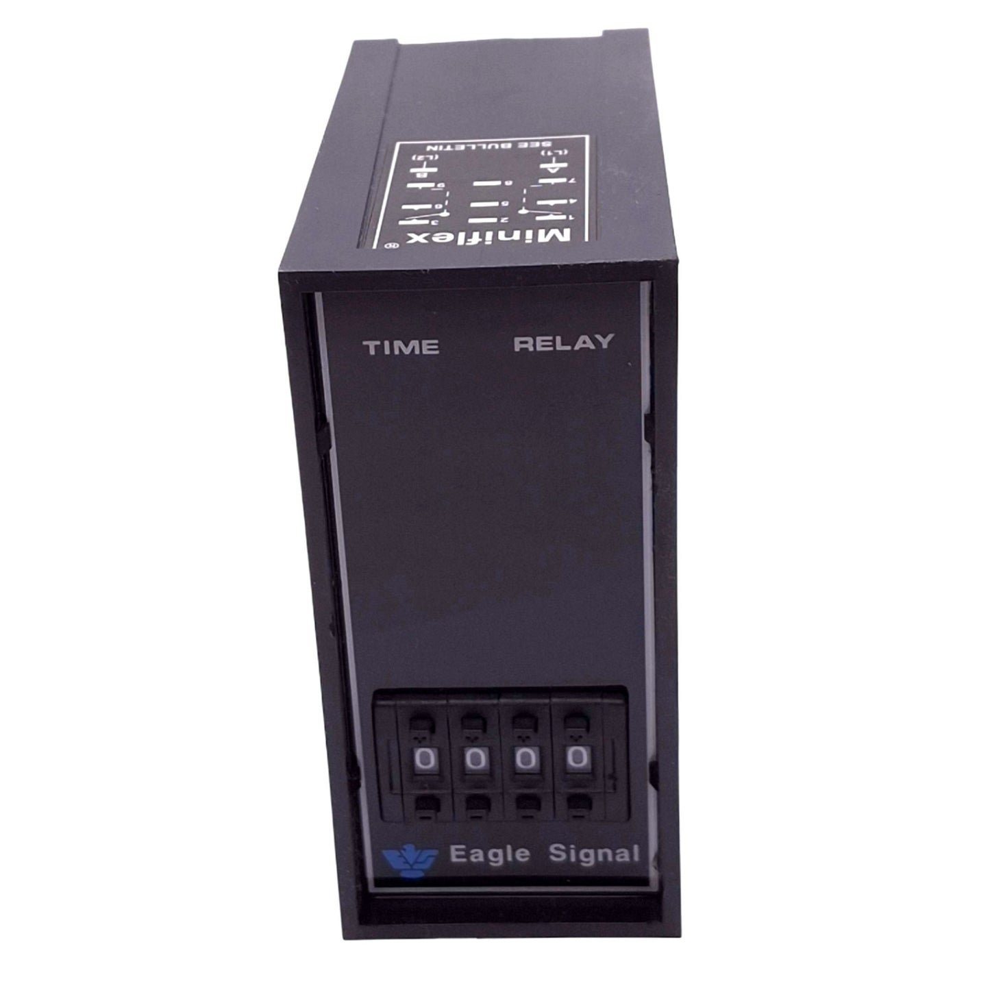 New Eagle Signal DG203A6 Electronic Reset Timer, 4-Digit, 120VAC, 1/8 DIN Panel