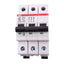 New ABB S203U-K4A Circuit Breaker, 3-Pole 4A, 240VAC Max, DIN Rail Mount