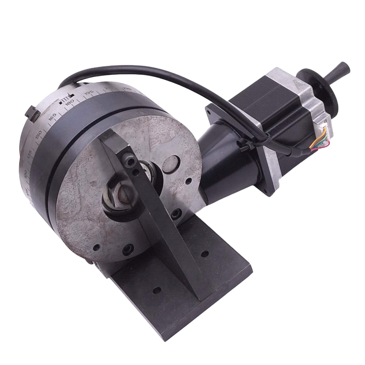 Used Sherline 8700-CNC Ready Rotary Table, ø4in, 72:1, 3/4-16 Chuck, 50lbs Max