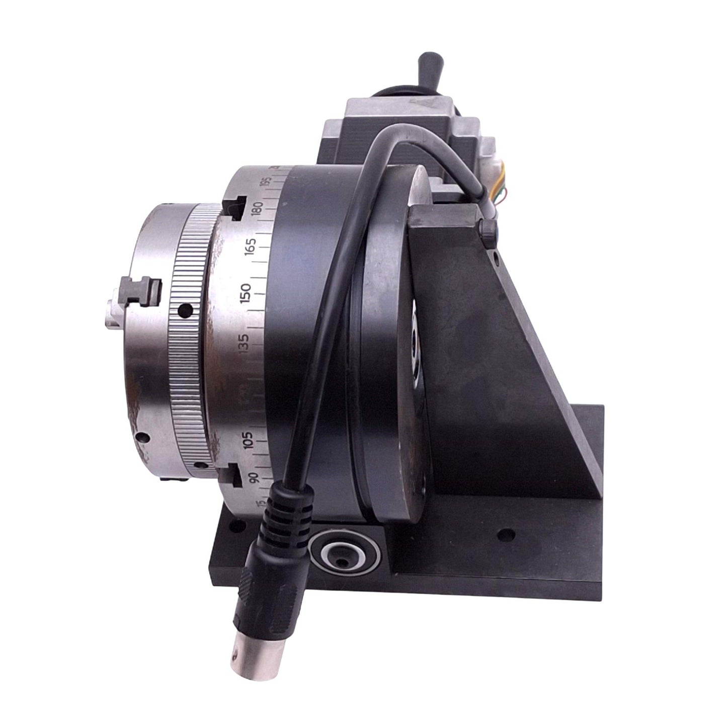 Used Sherline 8700-CNC Ready Rotary Table, ø4in, 72:1, 3/4-16 Chuck, 50lbs Max