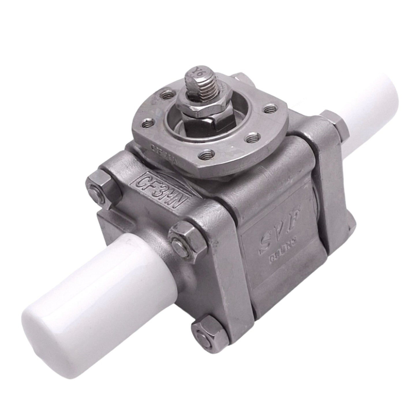 New SVF SB76666ATTR Sanitary Ball Valve, ø1in, 1/2in NPT, 1500psi Max