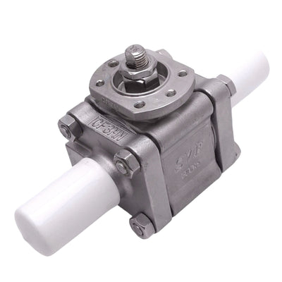 New SVF SB76666ATTR Sanitary Ball Valve, ø1in, 1/2in NPT, 1500psi Max