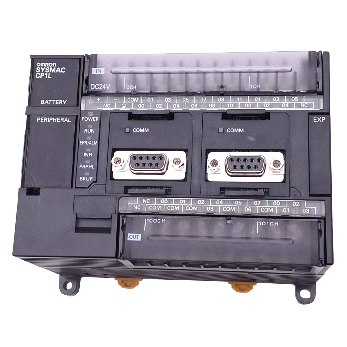 Used Omron CP1L-M30DT-D Sysmac Programmable Controller, 18DI, 12DO, PNP/NPN, 24VDC
