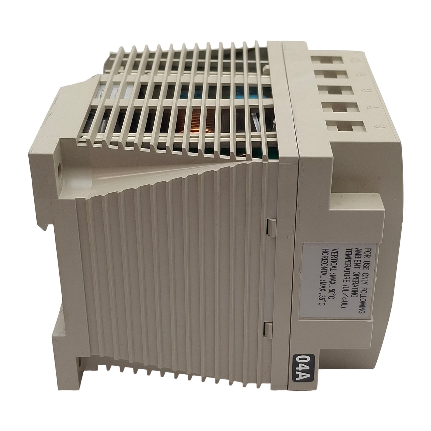 Used Idec PS5R-C24 Power Supply, 100-240VAC In, 1.3A 24VDC 30W Out *Cracked Bottom*