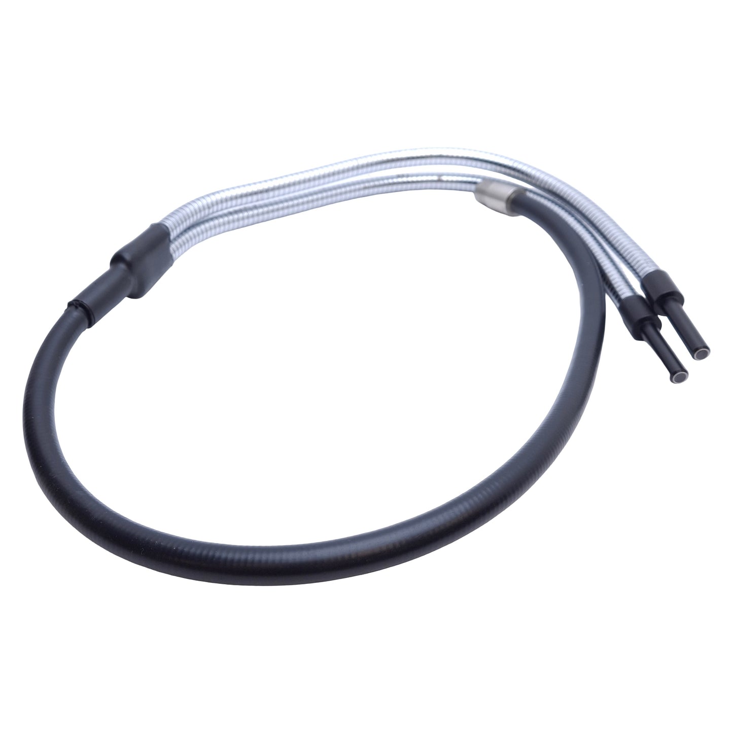 Used Dual Fiber Optic Gooseneck Light Guide 44" Length, ø5/8in Input, ø0.3in Bundle