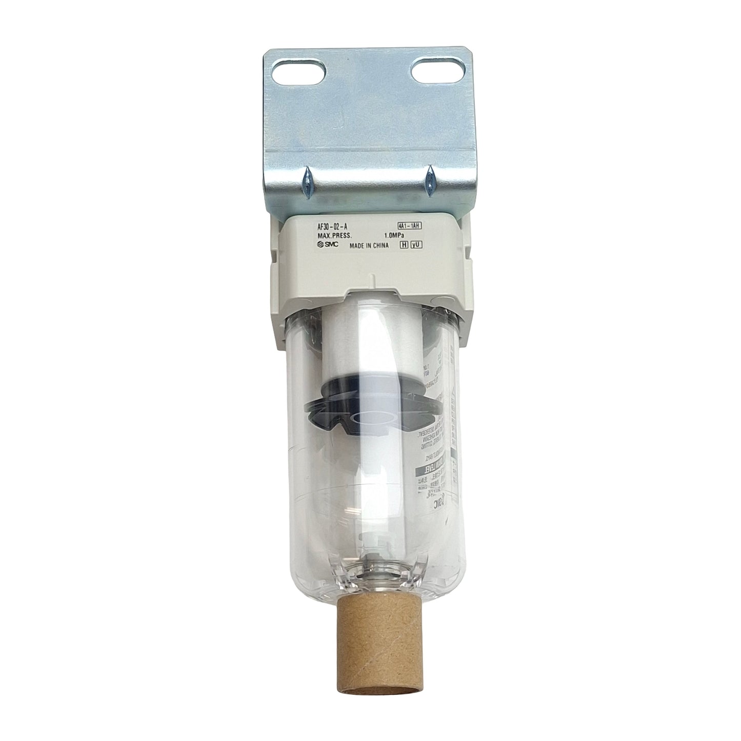 New – Open box SMC AF20-02BC-A Pneumatic Filter, N.C., Rc1/4, 1.0MPa Max, 5µm Filtration