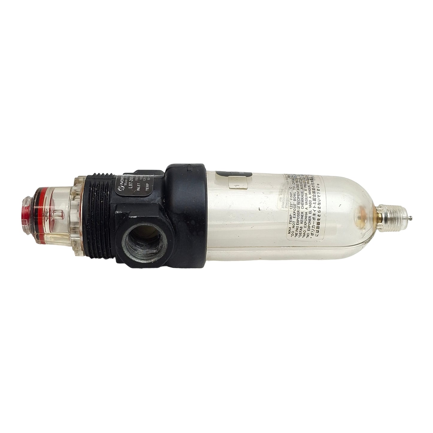 Used Norgren L07-200-MPAA Manual Micro-Fog Lubricator, 1/4in PTF, 145psi, 14scfm