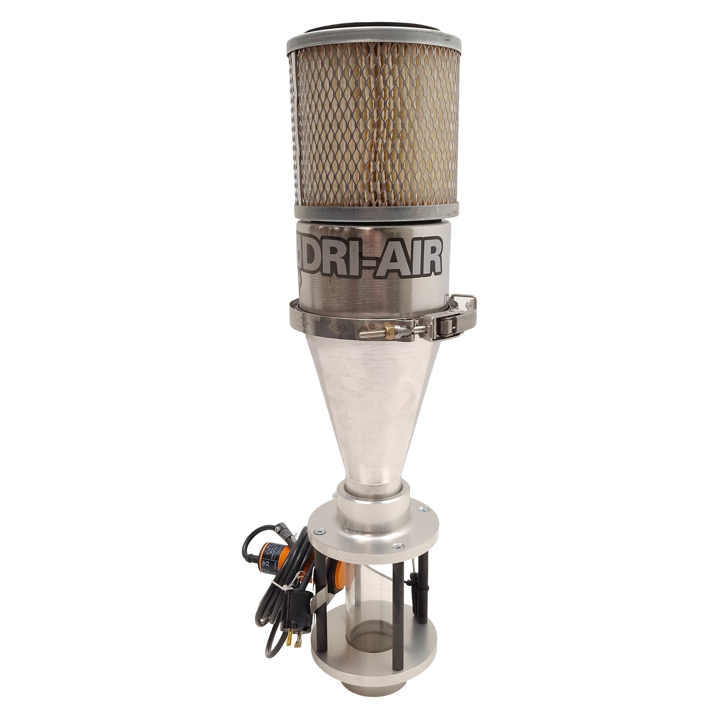 New – Open box DRI-AIR DAC Compressed Air Loader, 43.75in Wand, 7-125psi Set, 10ft Hose, 120VAC