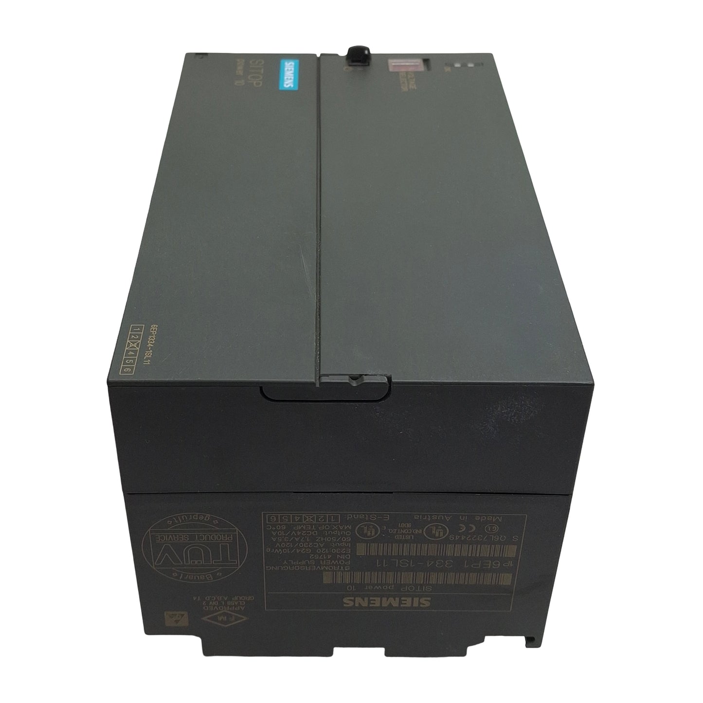 Used Siemens 6EP1 334-1SL11 SITOP Power 10 Power Supply, 120/230VAC In, 10A 24VDC Out
