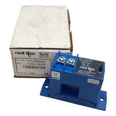 New Red Lion CTL0502S Split-Core AC Current Transducer, 24VDC, 4-20mA Out, 50A Max