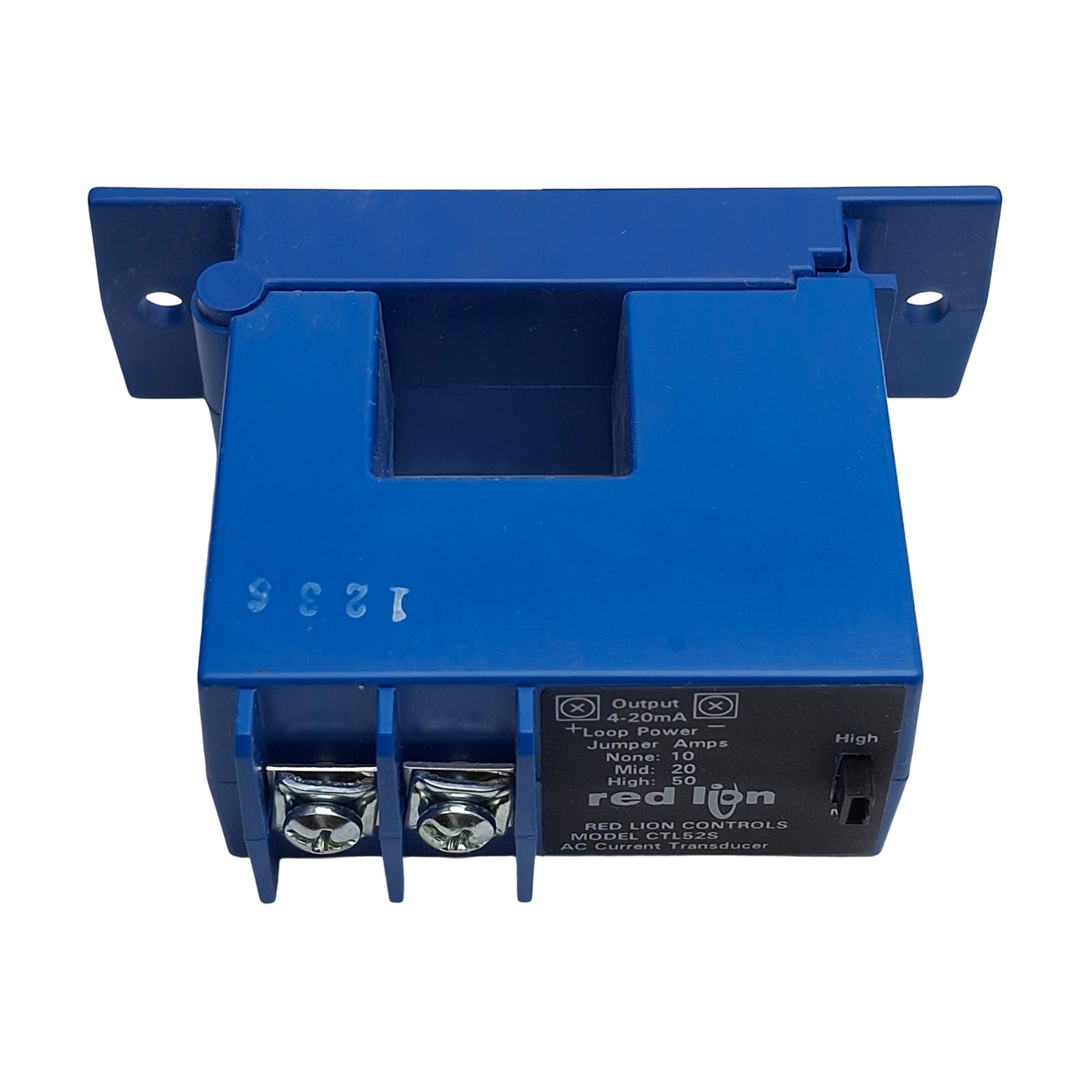New Red Lion CTL0502S Split-Core AC Current Transducer, 24VDC, 4-20mA Out, 50A Max