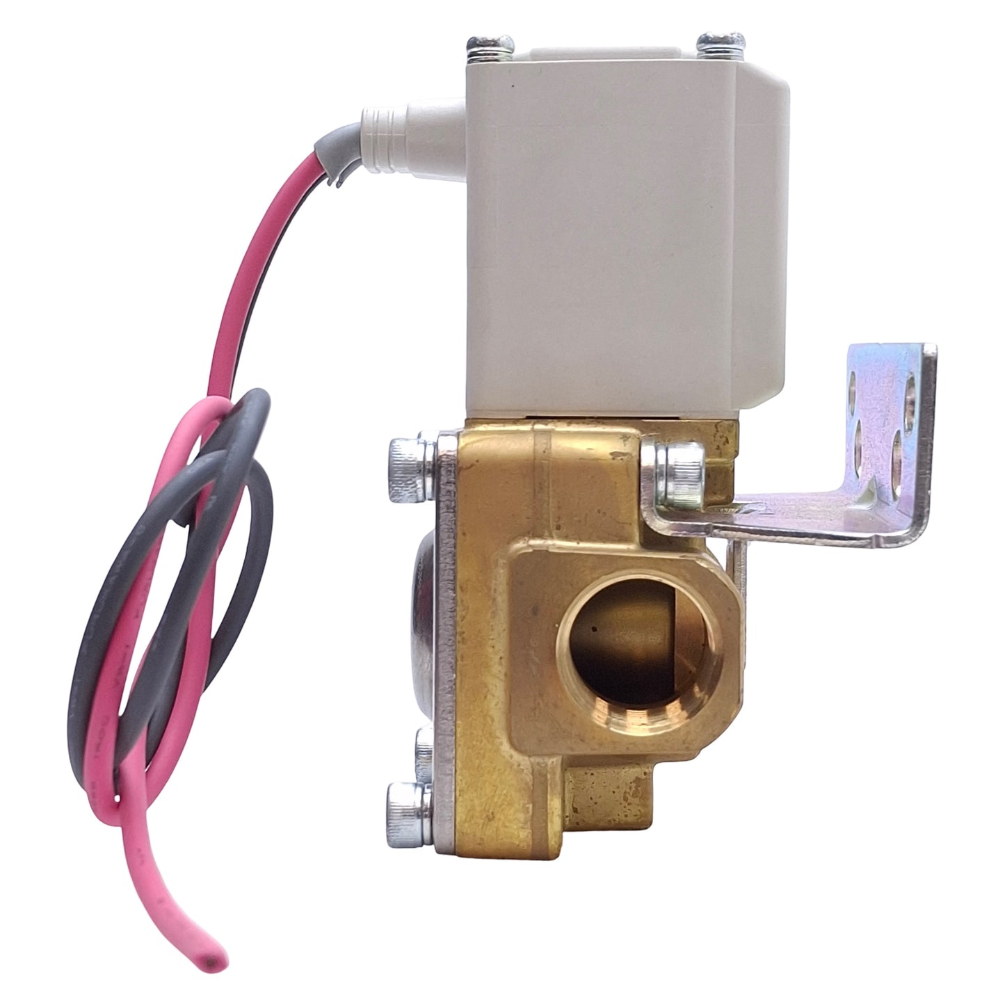 Used SMC VXD232BZ1DXB Solenoid Valve 2-Way, 3/8in NPT Port, 0.5MPa, 12VDC Coil