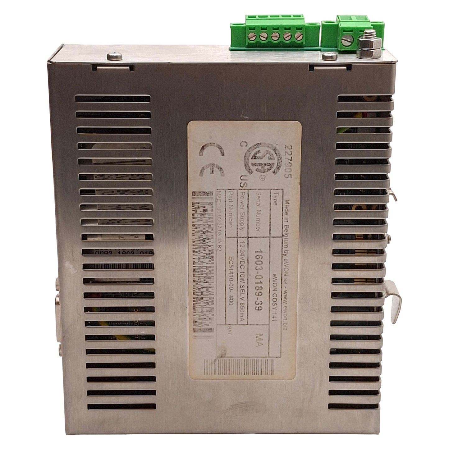 Used eWON EC51410-00-00 Cosy 141 Industrial VPN Router, RJ45, RS232/422/485, 12-24VDC