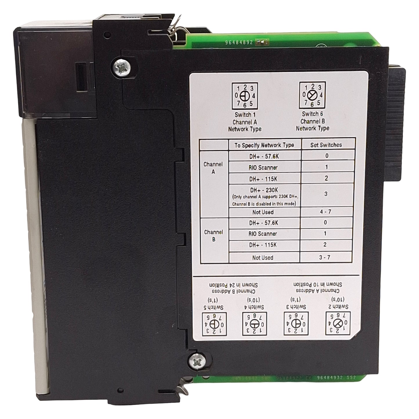 Used Allen Bradley 1756-DHRIO Ser D ControlLogix Communication Interface, FW Rev 6.2