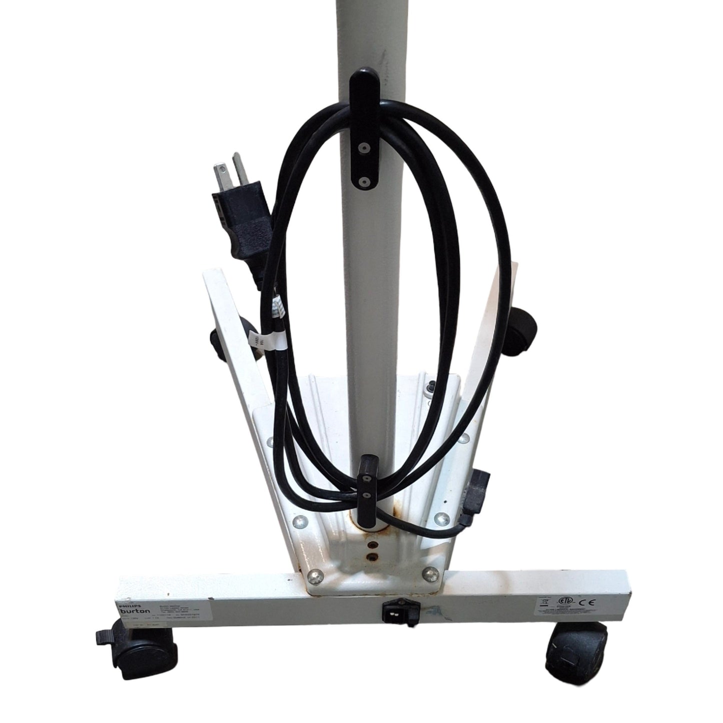 Used Phillips Burton Outpatient ii 1224100 Floorstand Examination Light, 120VAC 12.5A