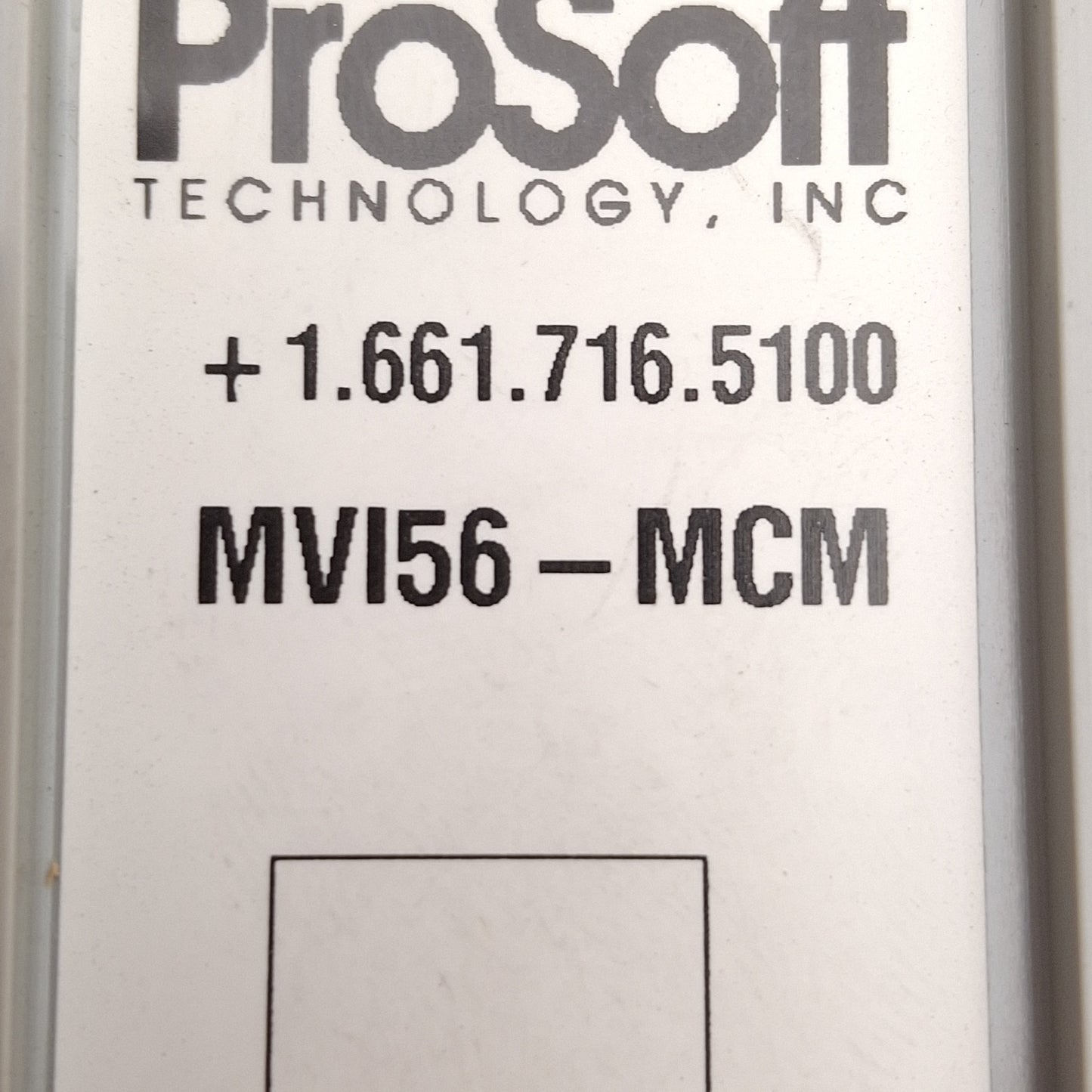 Used ProSoft MVI56-MCM Modbus Communication Module RS232/422/485 FW 1.03 *Door Hinge*